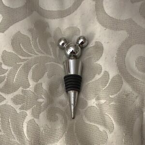 Disney Silver Mickey Wine Stopper